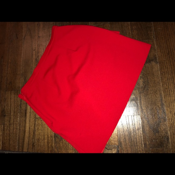 Topshop red/coral skirt - Picture 3 of 3